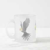 Fliegencockatiel-Tasse Mattglastasse (Links)
