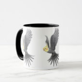 Fliegencockatiel-Tasse Tasse (Vorderseite Links)