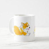 Fliegencorgis-Tasse Kaffeetasse (Vorderseite Links)