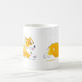 Fliegencorgis-Tasse Kaffeetasse (Mittel)