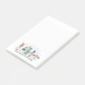 Fliegend hoch zum 4. Juli 3M Post-it® Notizen (angewinkelt)
