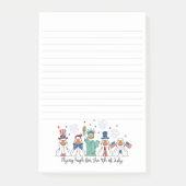Fliegend hoch zum 4. Juli 3M Post-it® Notizen (Vorderseite)