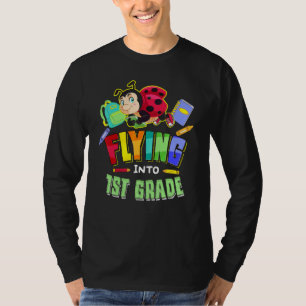 Fliegend in die 1. Klasse Marienkäfer Zurück zur S T-Shirt