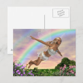 fliegend postkarte (Vorne/Hinten)