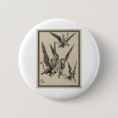 Fliegende Affen Button (Vorderseite)