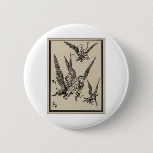 Fliegende Affen Button