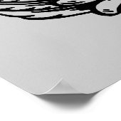 Fliegende Affen Funny Poster Spaß (Ecke)