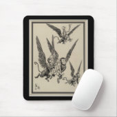 Fliegende Affen Mousepad (Mit Mouse)