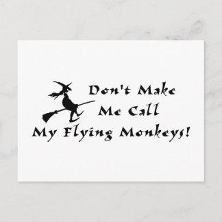 Fliegende Affen Postkarte