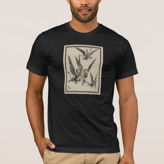 Fliegende Affen T-Shirt (Vorderseite)