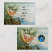 FLIEGENDE ANGELS MONOGRAM GEMSTONE VISITENKARTE (Vorne/Hinten)