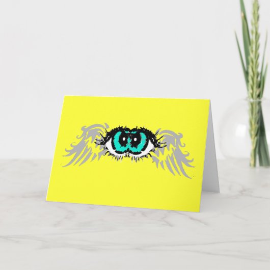 Fliegende Augen GREETING CARD Karte (Vorderseite)