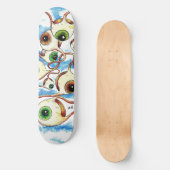 Fliegende Augen Skateboard (Vorderseite)
