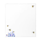 Fliegende Bienen Notizblock (Vorderseite)