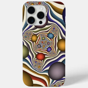 Fliegende bunte moderne abstrakte Fraktalkunst Case-Mate iPhone Hülle