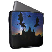 Fliegende Drachen, sternenklares Laptopschutzhülle (Vorne Rechts)