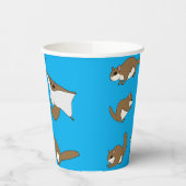 Fliegende Eichhörnchen Pappbecher (Links)