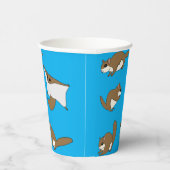 Fliegende Eichhörnchen Pappbecher (Rechts)