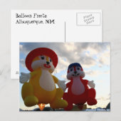 Fliegende Eichhörnchen Postkarte (Vorne/Hinten)