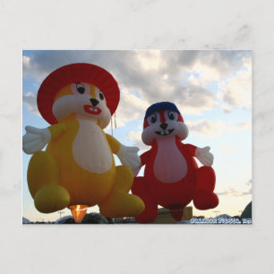 Fliegende Eichhörnchen Postkarte