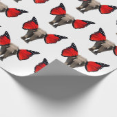 Fliegende Elefanten Wrapping Paper Geschenkpapier (Ecke)