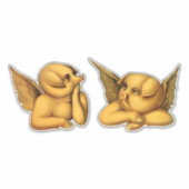 Fliegende Engel Schweine mit Flügeln Fantasy Anima Aufkleber (Vorderseite)