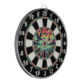 Fliegende Enten - Decke auf einer Wand Dartscheibe (Vorderseite Links)