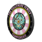 Fliegende Enten - eine schöne Landschaft Dartscheibe (Vorderseite rechts)