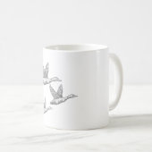 Fliegende Enten Kaffeetasse (VorderseiteRechts)