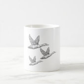 Fliegende Enten Kaffeetasse (Mittel)