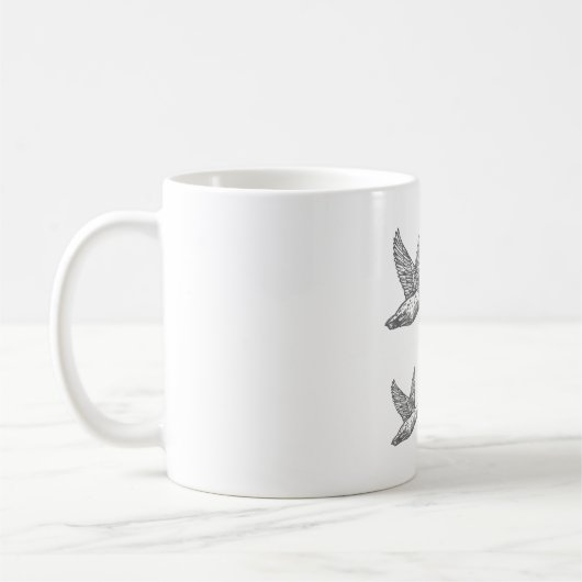 Fliegende Enten Kaffeetasse (Links)