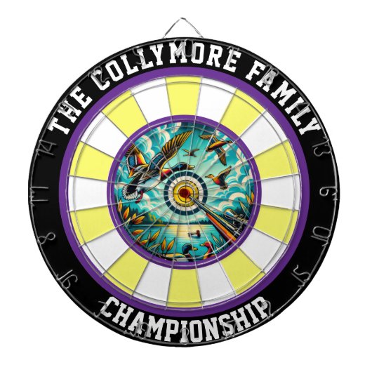 Fliegende Enten Rustikale Wanddekoration Dartscheibe (vorne)