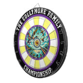 Fliegende Enten Rustikale Wanddekoration Dartscheibe (Vorderseite rechts)