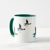 Fliegende Enten Tasse (Vorderseite Links)