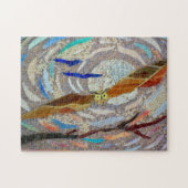 Fliegende Eule-Mosaik Puzzle (Horizontal)
