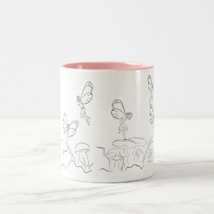 Fliegende Fairys... Zweifarbige Tasse
