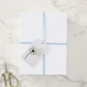 Fliegende farbenfrohe Vögel Löwenzahn Fluss Geschenkanhänger (Mit Garn)