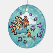Fliegende Fee Keramik Ornament (Links)