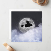 Fliegende Ferkel-Merkkarte Mitteilungskarte (Vorderseite/Rückseite Beispiel)