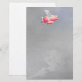 Fliegende Ferkel mit ihrer Mutter Briefpapier (Vorne/Hinten)