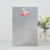 Fliegende Ferkel mit ihrer Mutter Briefpapier (Stehend Vorderseite)