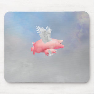 Fliegende Ferkel Mousepad