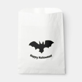 Fliegende Fledermaus auf gelber Gefallenstüte Geschenktütchen