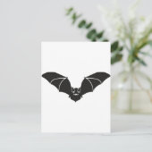 Fliegende Fledermaus Postkarte (Stehend Vorderseite)