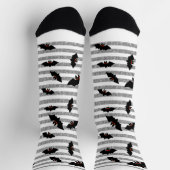 Fliegende Fledermäuse Socken (Oben)
