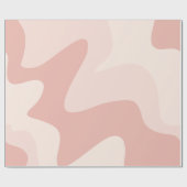 Fliegende Flüsse Mute Pink Geschenkpapier (Flach)