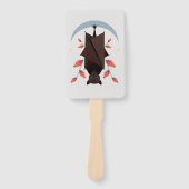 Fliegende Fox-Handfans Fächer (Vorderseite)