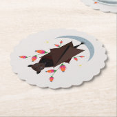 Fliegende Fox-Paper-Untersetzer Untersetzer (angewinkelt)