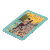 Fliegende Frauen - Curry, Alaska Magnet (Linke Seite)