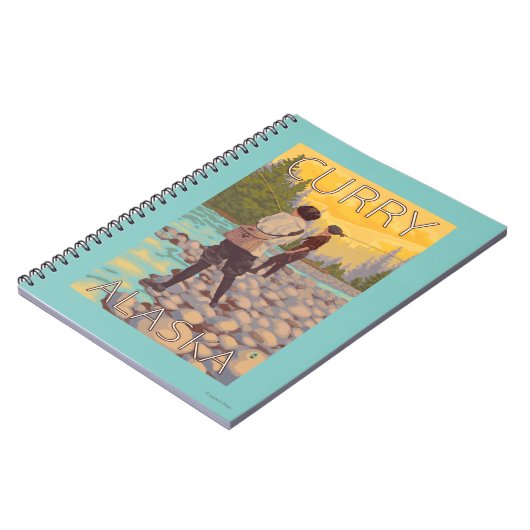 Fliegende Frauen - Curry, Alaska Notizblock (Linke Seite)